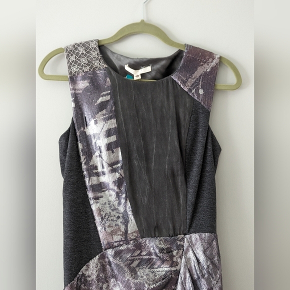 Burning Torch by Karyn Craven for Anthropologie Mixed Material Dress - Picture 3 of 8